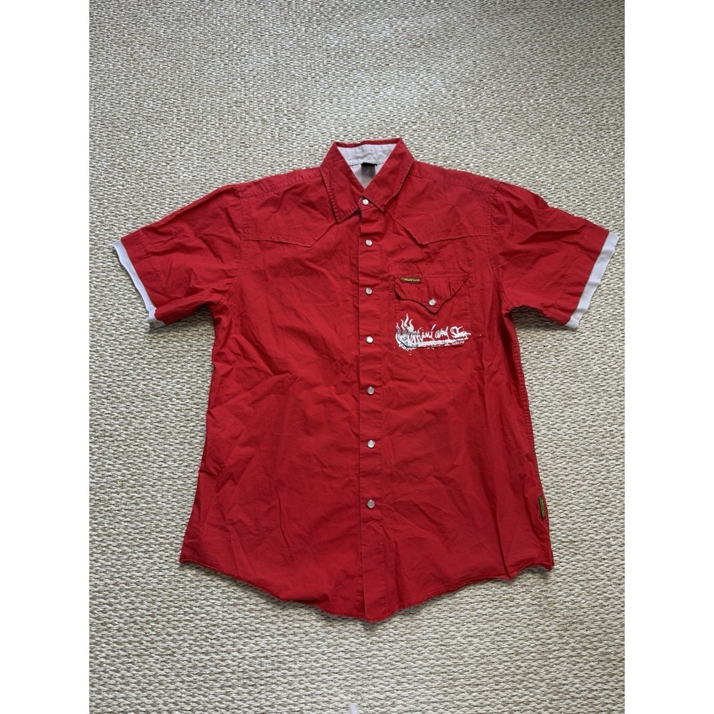 Vintage Maui And Sons Short Sleeve Pearl Snap Button Up Shirt